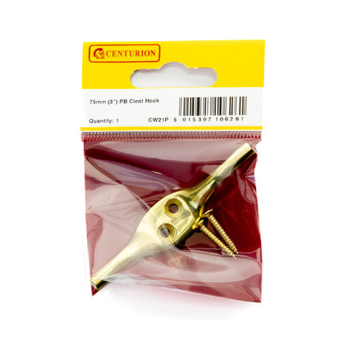 75mm (3") PB Cleat Hook Cloud Nine Stores