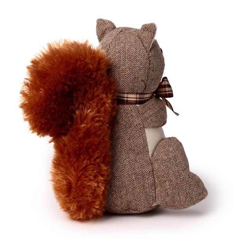 Plush Squirrel with Bowtie Doorstop - Cloud Nine Stores