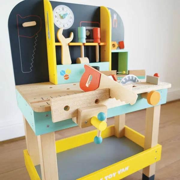Le Toy Van Alex's Toy Work Bench - Cloud Nine Stores Cloud Nine Stores