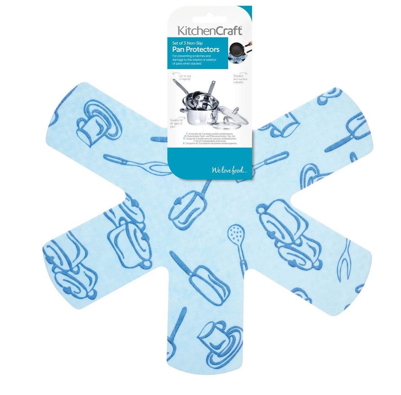 Kitchencraft Set of 3 Pan Protectors - Cloud Nine Stores