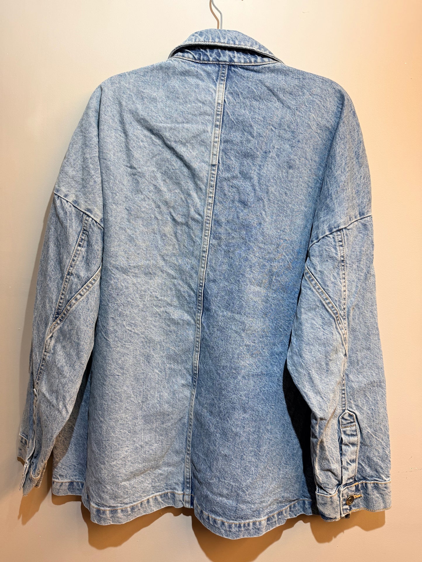 Ladies Zara Oversized Denim Jacket Cloud Nine Stores