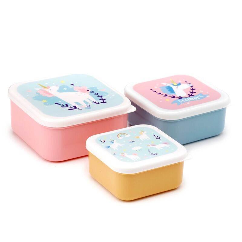 Set of 3 Lunch Box S/M/L Unicorn Magic - Cloud Nine Stores