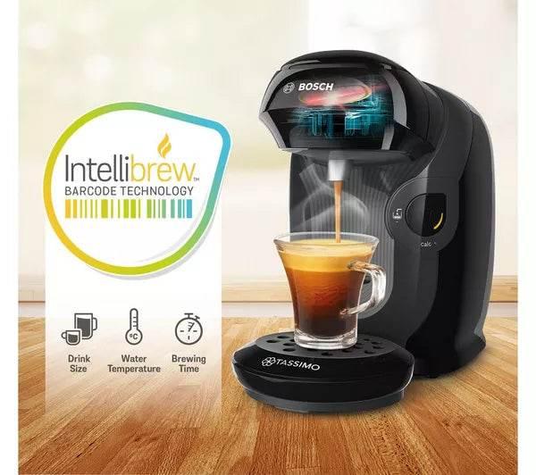 Tassimo TAS1002NGB Happy Pod Coffee Machine - Black - Cloud Nine Stores
