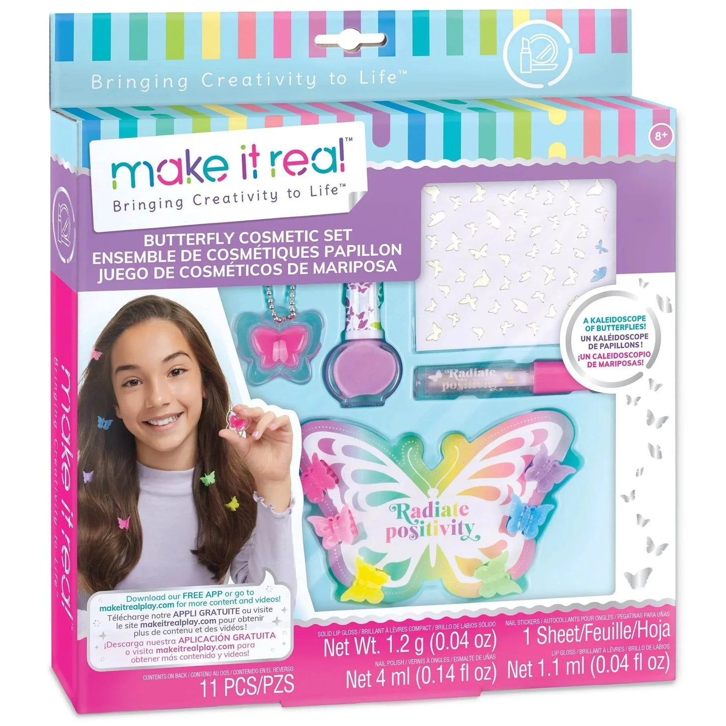 Make It Real Butterfly Cosmetic Set - Cloud Nine Stores