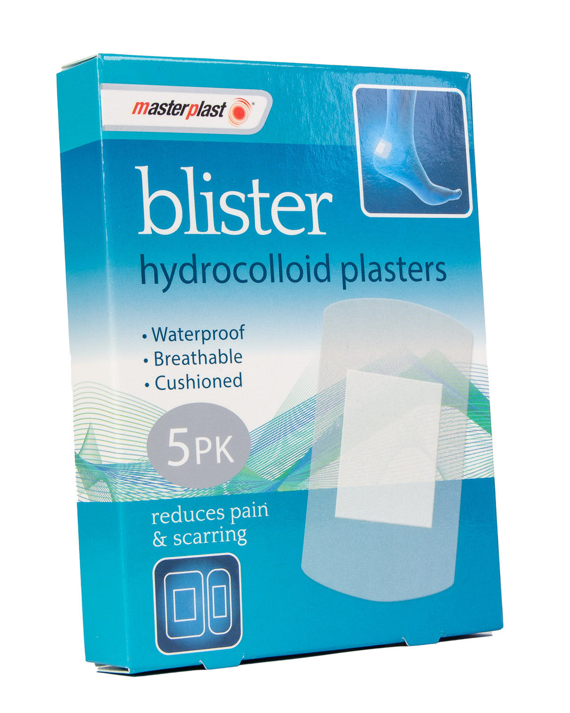MASTERPLAST BLISTER HYDROCOLLOID PLASTERS 5 PACK Cloud Nine Stores