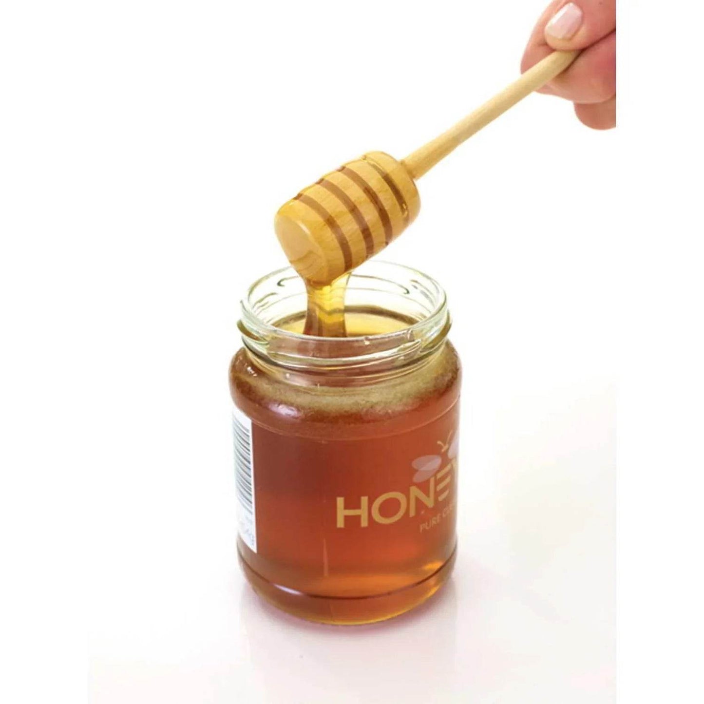 KitchenCraft Wooden Honey Dipper, 16 cm - Cloud Nine Stores