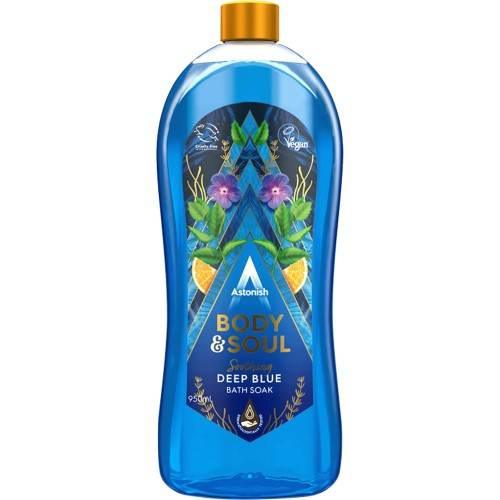 Astonish Body & Soul Soothing Deep Blue Bath Soak 950ml - Cloud Nine Stores