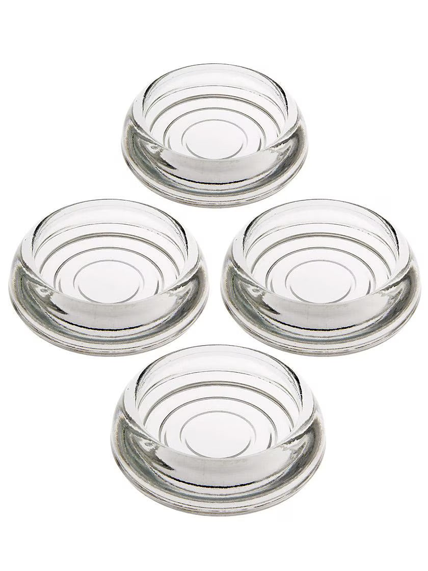 60mm Clear Castor Cups (Pack of 4) Cloud Nine Stores