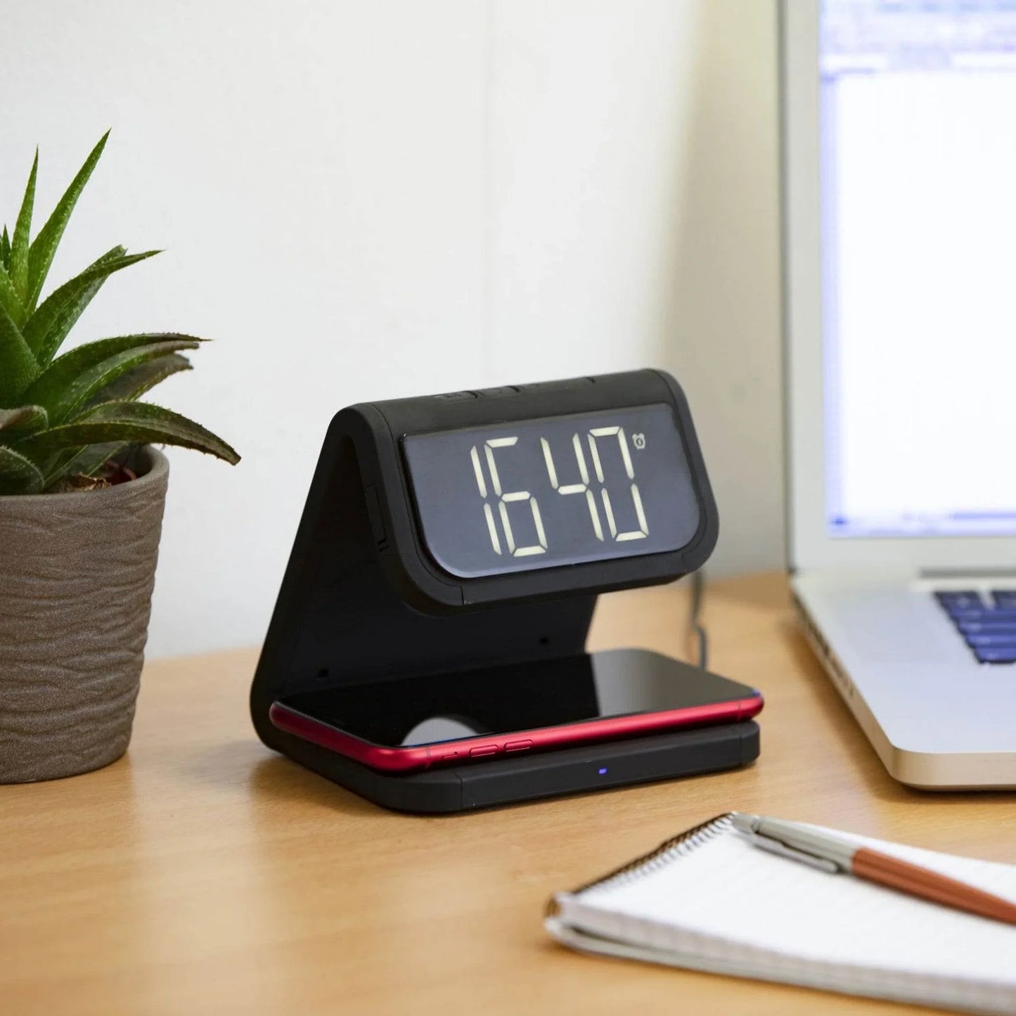 Akai Alarm Clock with Wireless Charging | A58125 - Cloud Nine Stores