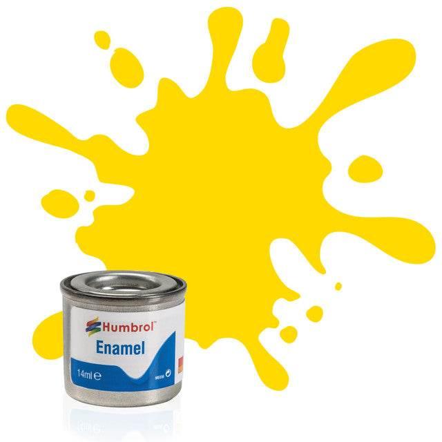Humbrol No 69 Enamel Gloss Yellow 14ml - Cloud Nine Stores