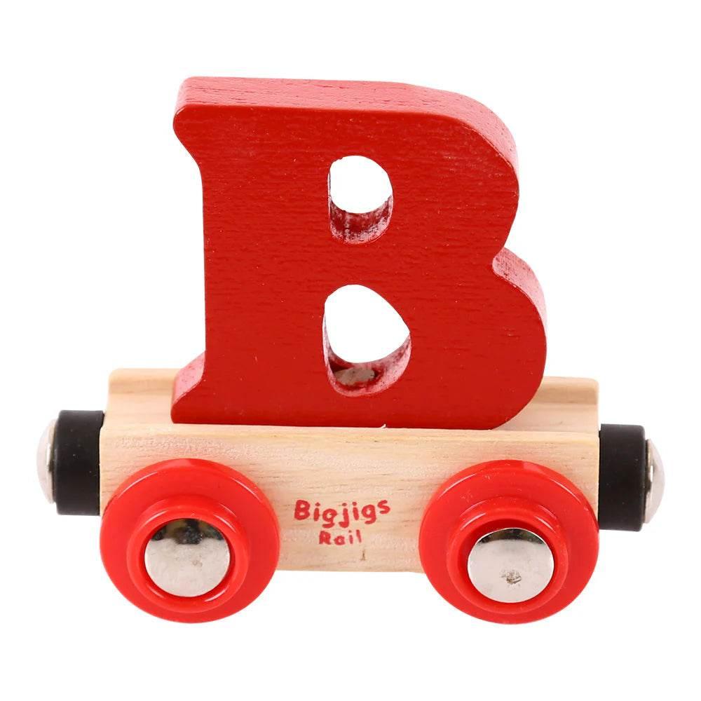 Bigjigs Letter Train - B - Cloud Nine Stores