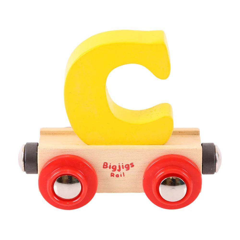 Bigjigs Letter Train - C - Cloud Nine Stores