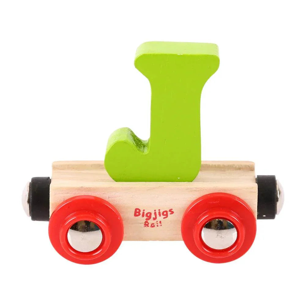 Bigjigs Letter Train - J - Cloud Nine Stores