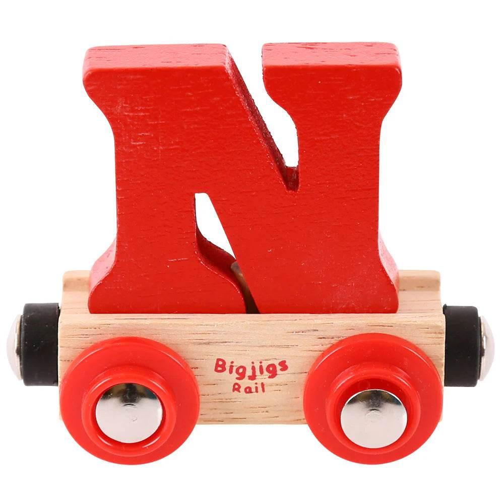 Bigjigs Letter Train - N - Cloud Nine Stores