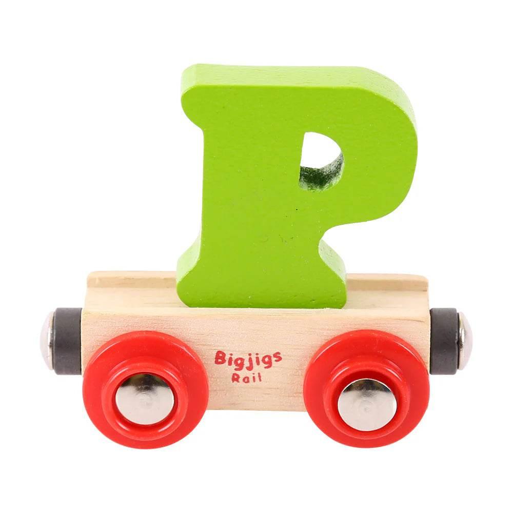 Bigjigs Letter Train - P - Cloud Nine Stores