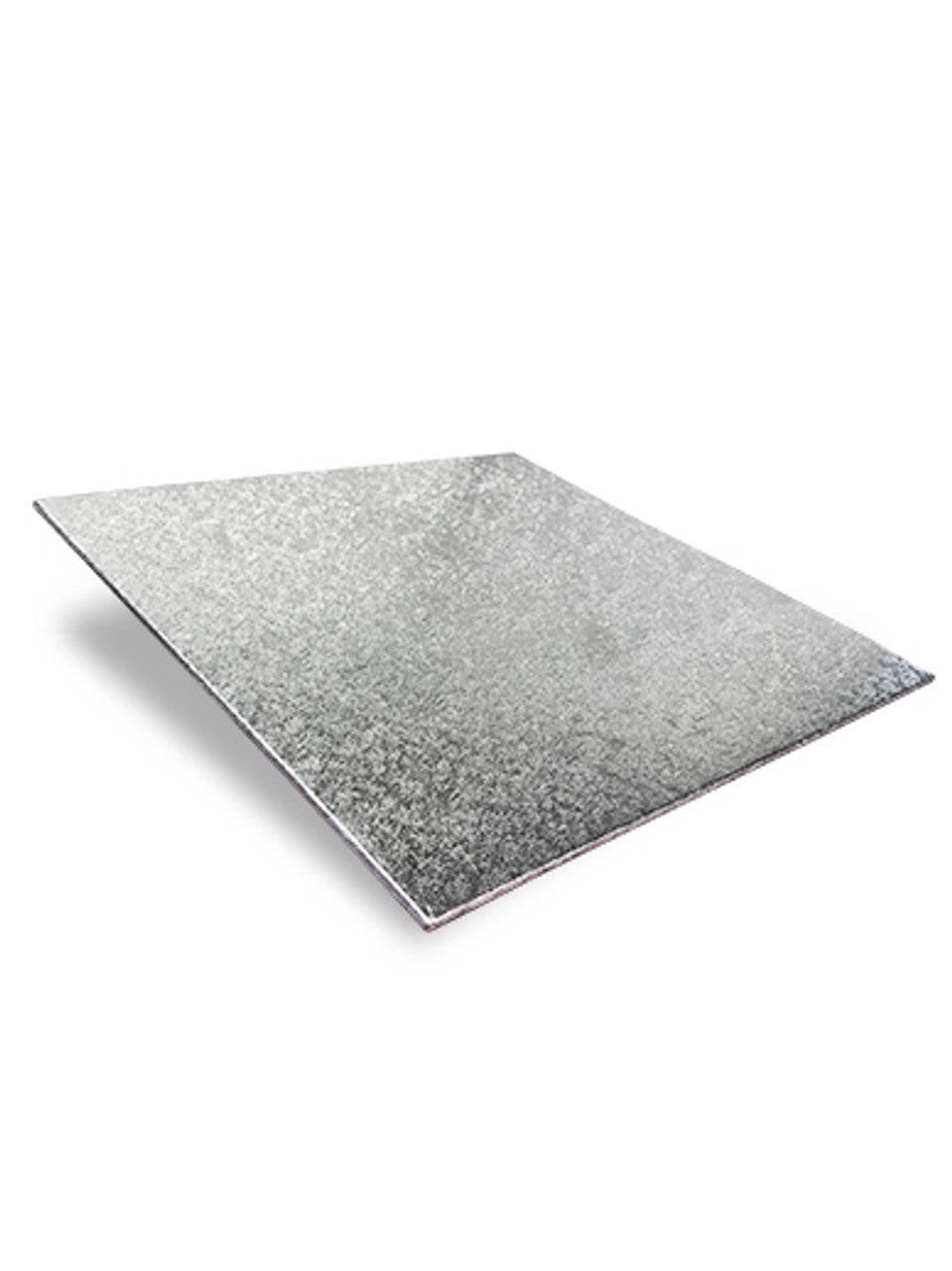 Silver Square Cake Boards 3mm Thick - Cloud Nine Stores