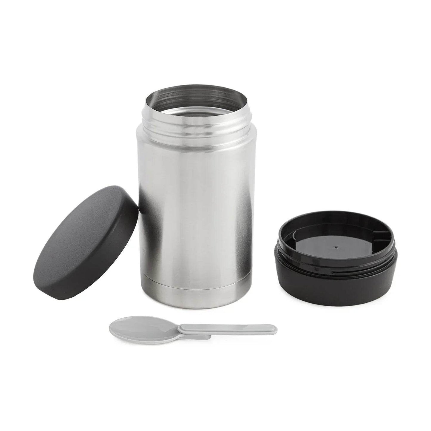 Thermos Thermocafe Food Flask 500ml with Spoon - Stainless Steel - Cloud Nine Stores