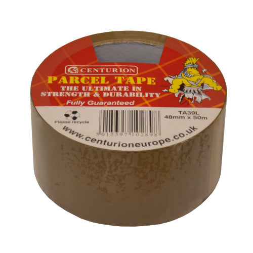 Centurion® Tan Parcel Tape, 48mm x 50m Cloud Nine Stores