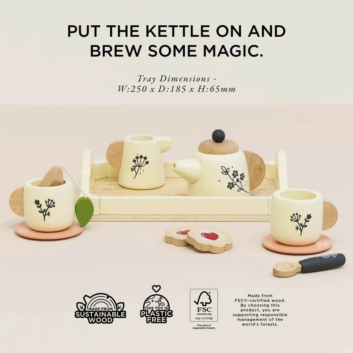 Wooden Tea Set - Le Toy Van - Cloud Nine Stores
