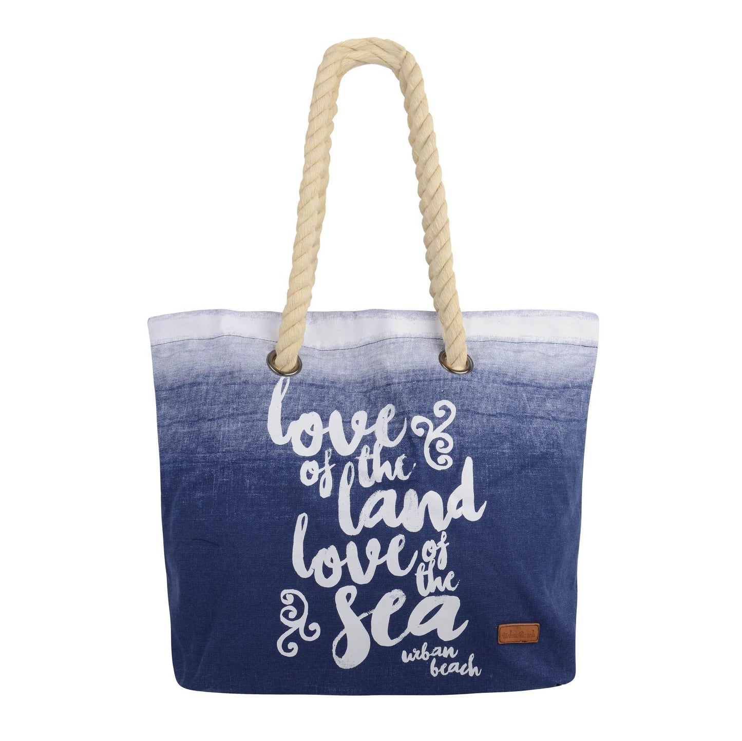 Urban Beach Print Beach Bag - Cloud Nine Stores