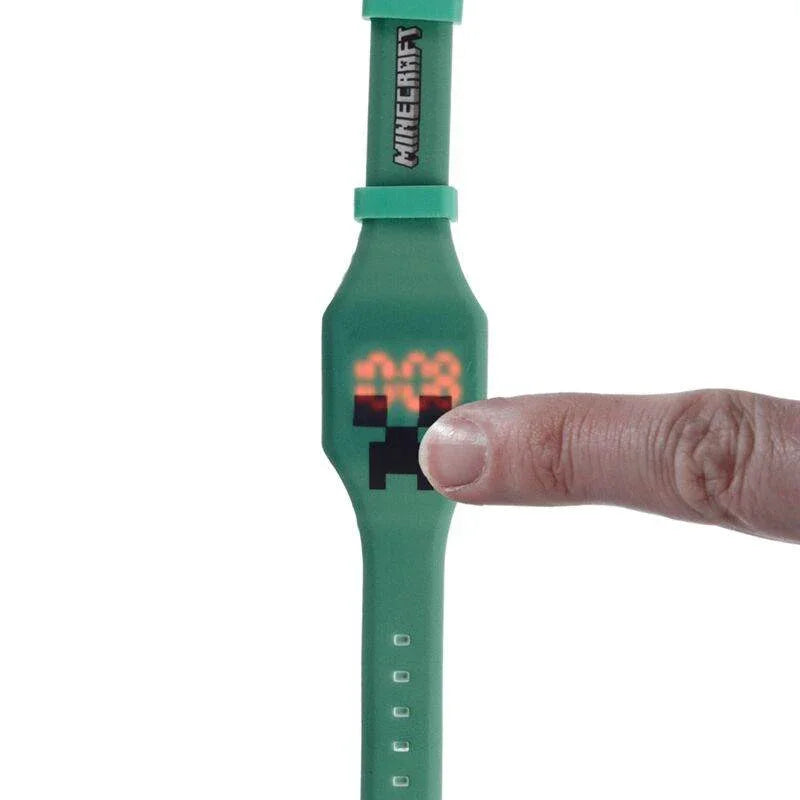 Minecraft Faces Silicone Digital Watch - Cloud Nine Stores