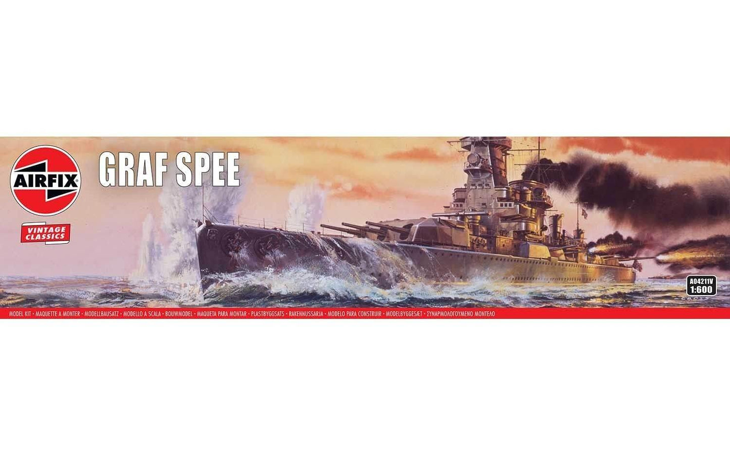 Airfix A04211V Admiral Graf Spee Warship - Cloud Nine Stores