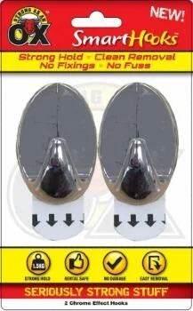 Removable Hook Chrome 2 Pack - Cloud Nine Stores