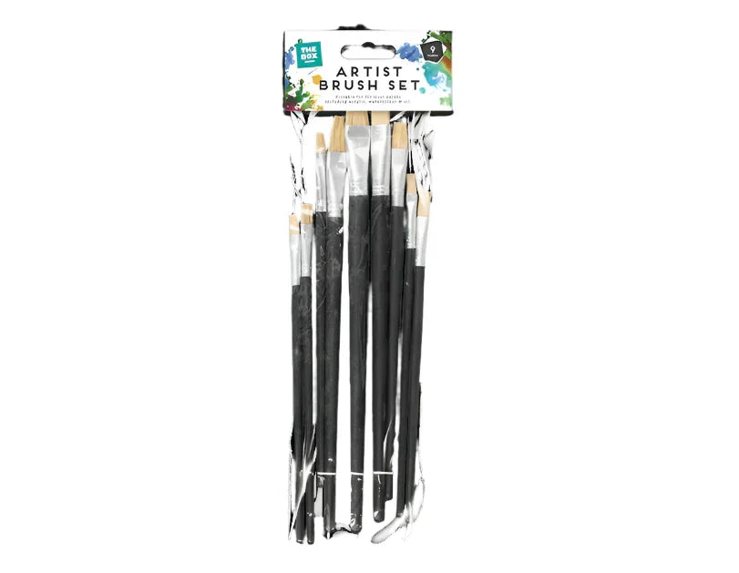 Artist Brushes 9pk - Cloud Nine Stores