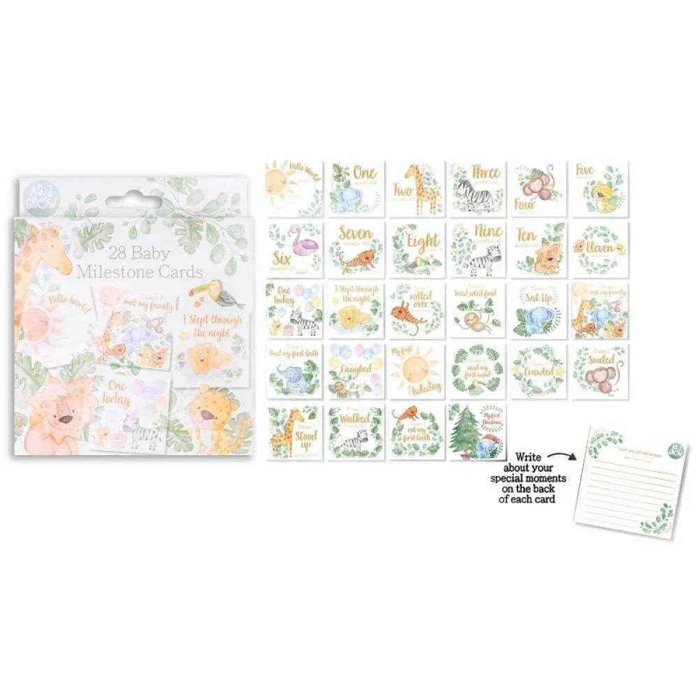 As I Grow 28 Baby Milestone Cards - Cloud Nine Stores