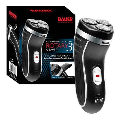 Bauer Professional Men's Electric Shaver / 3 Flexible Rotary Heads - Cloud Nine Stores