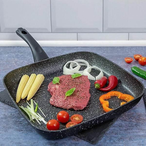 Blackmoor 28cm Black Non-Stick Griddle Pan - Cloud Nine Stores
