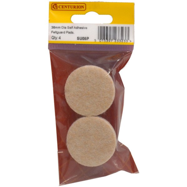 CENTURION SU08P DIAMETER SELF ADHESIVE FELTGUARD PADS 38mm Cloud Nine Stores
