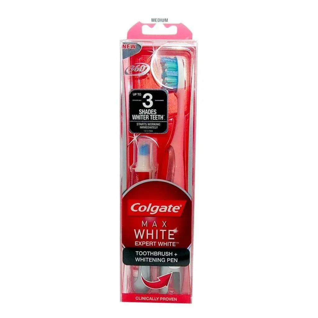 Colgate Max White Expert White Toothbrush & Whitening Pen - Cloud Nine Stores Cloud Nine Stores
