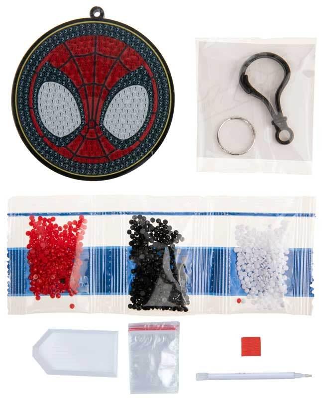 CRAFT BUDDY - SPIDER-MAN CRYSTAL ART BAG CHARM - Cloud Nine Stores