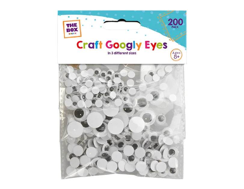 Craft Googly Eyes - 200 Pack - Cloud Nine Stores