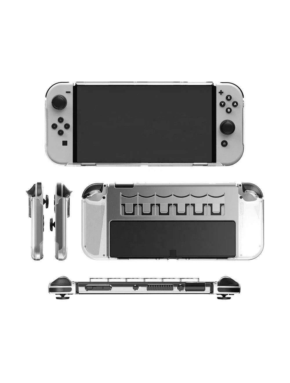 SWITCH OLED DOBE - CRYSTAL CASE & GAME CARD STORAGE - Cloud Nine Stores