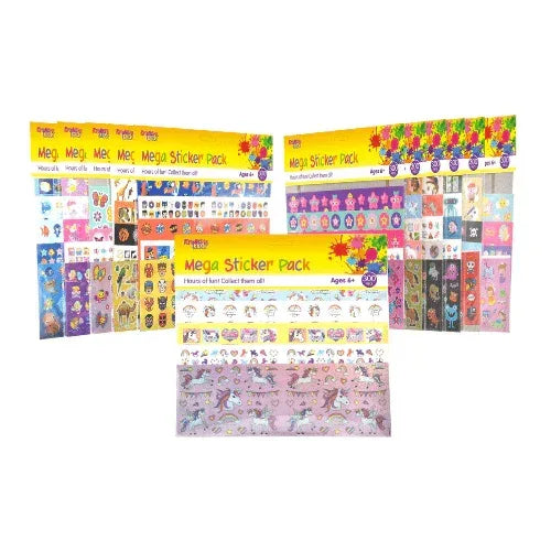 Mega 300 Pcs Sticker Pack - Cloud Nine Stores