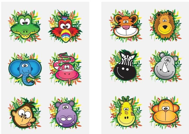 Fun Tattoos - Jungle - Cloud Nine Stores