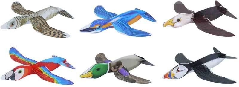 GLIDERS BIRDS 16CM 6 ASSORTED DESIGNS - Cloud Nine Stores