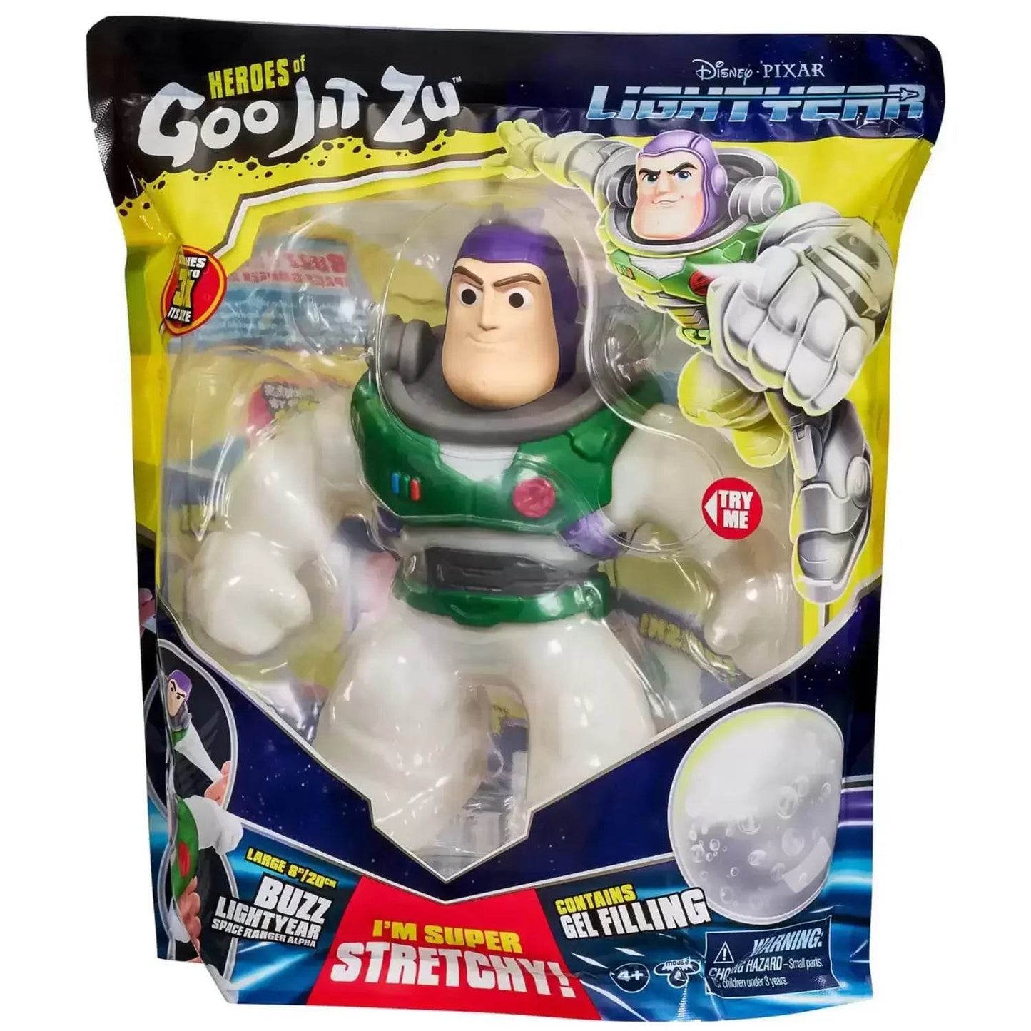 Figurine Jumbo 8" Heroes of Goo Jit Zu Disney Pixar Lightyear Alpha Buzz - Cloud Nine Stores