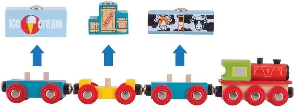 Goods Train - Bigjigs - Cloud Nine Stores