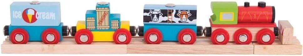 Goods Train - Bigjigs - Cloud Nine Stores