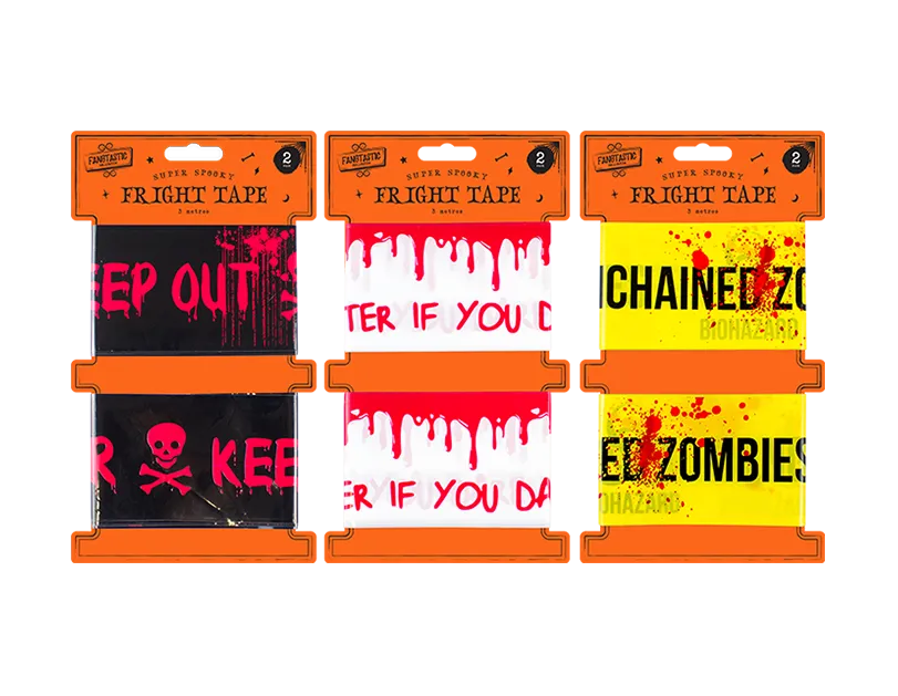 Halloween Fright Tape - 2 Pack Cloud Nine Stores