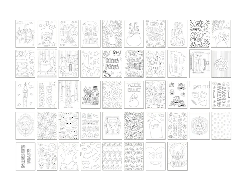 Halloween Colouring Book - Cloud Nine Stores