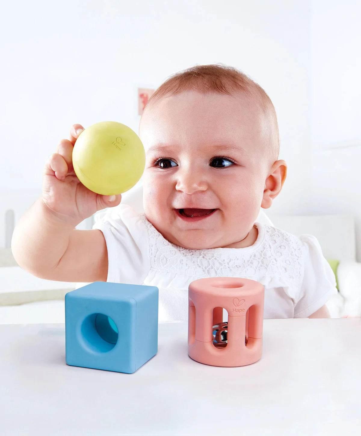Geometric Rattles - Hape - Cloud Nine Stores