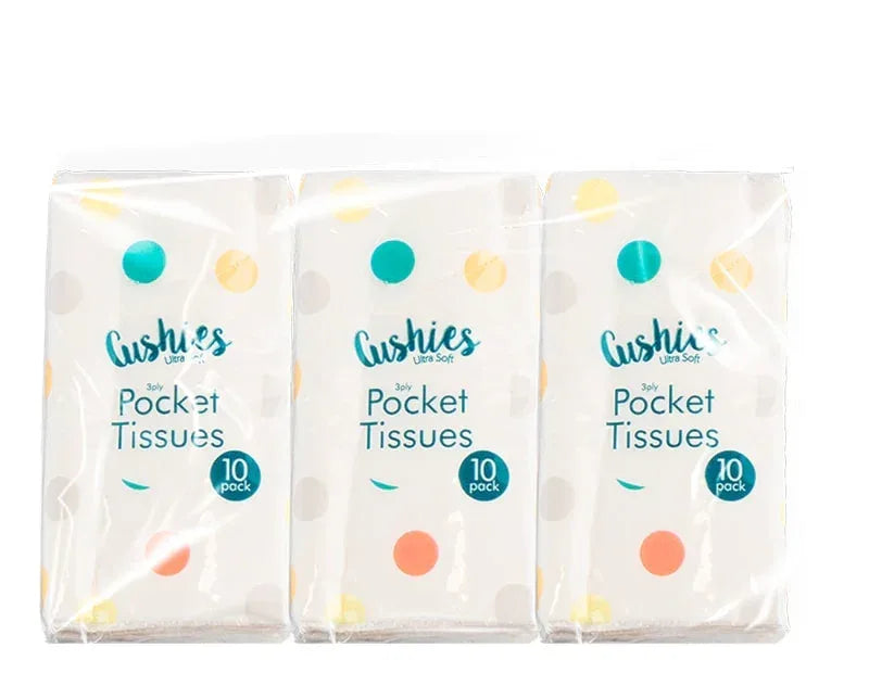 Pocket Tissues - 6 Pack - Cloud Nine Stores Cloud Nine Stores