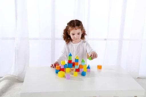 Tooky Toy Wooden 39 Piece Block Tub - Cloud Nine Stores