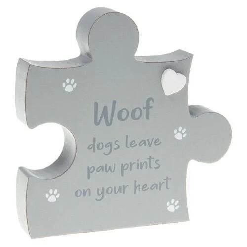 Jigsaw Words Plaque Woof - Cloud Nine Stores