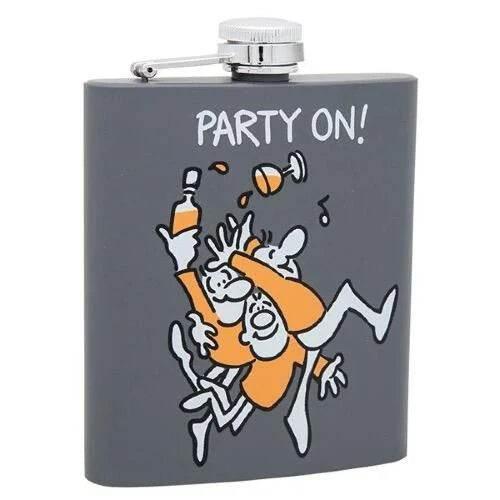 Chaps Stuff Hip Flask - Party On - Cloud Nine Stores