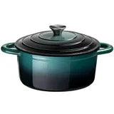 PROCHEF 26cm Cast Iron Deep Round Casserole Dish